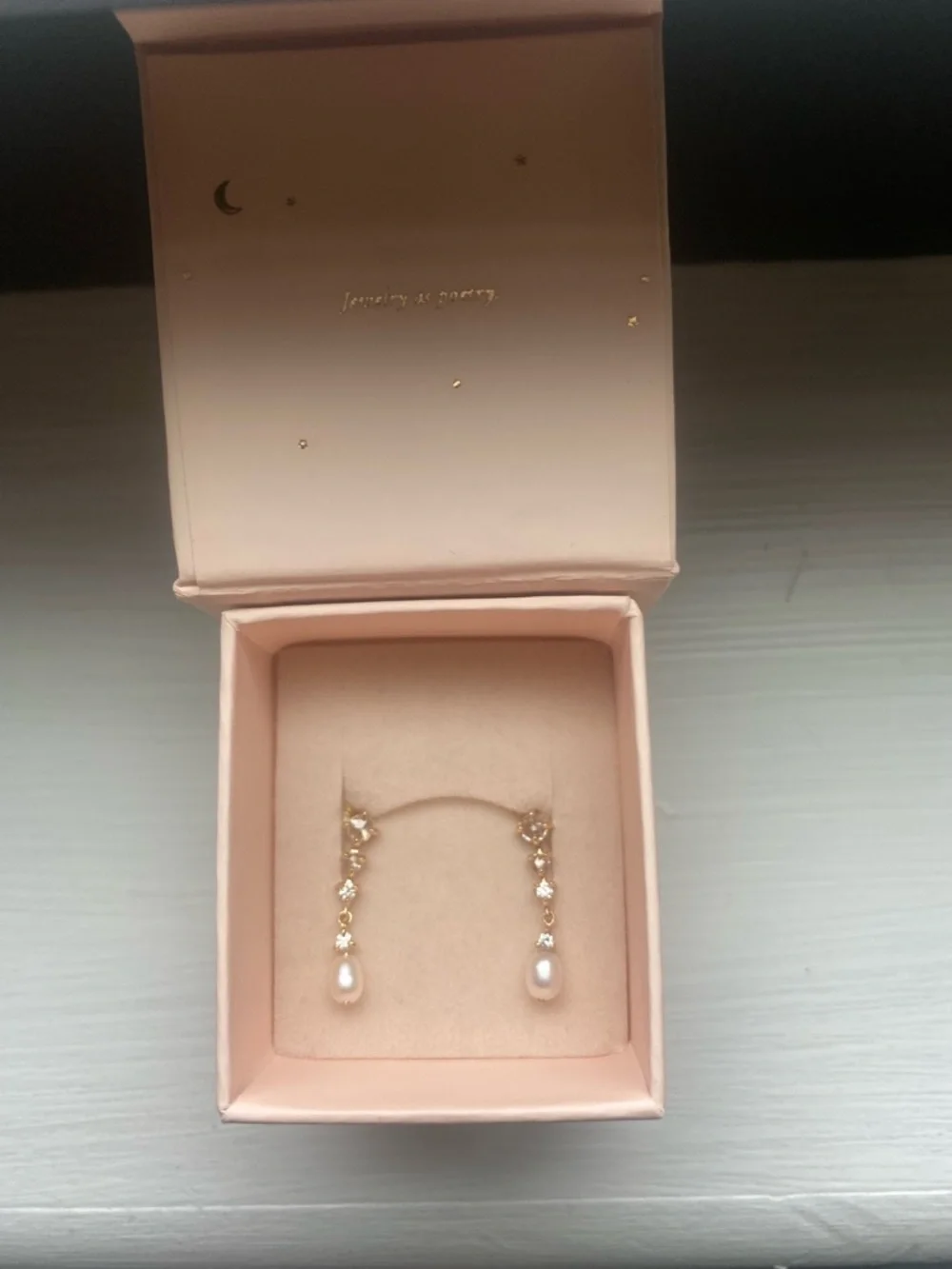 Catbird NYC Pearl Snow Queen Earrings - Picture 4 of 5